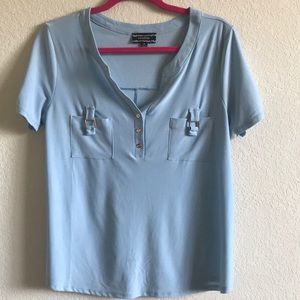 Light Blue Shirt-Blouse